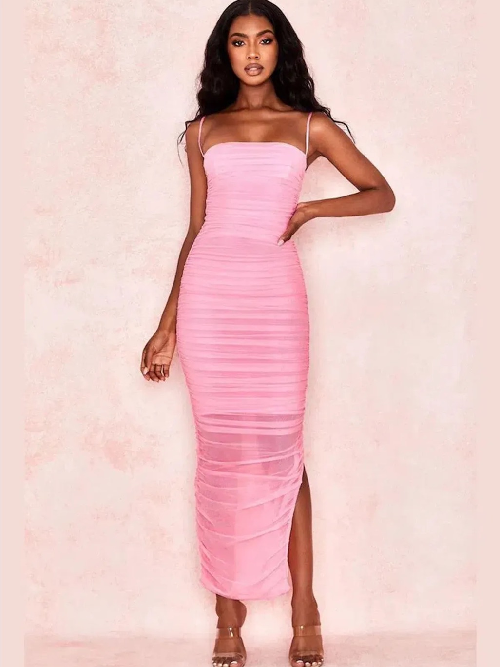 House Of Cb Fornarina Pink Dress